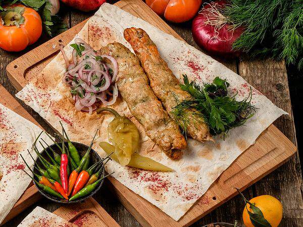 Хачапури и вино - Люля-кебаб из курицы