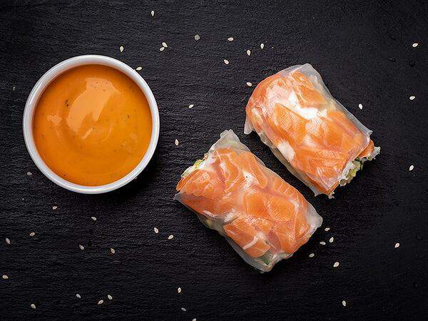 Ocean Club - Спринг-ролл с лососем