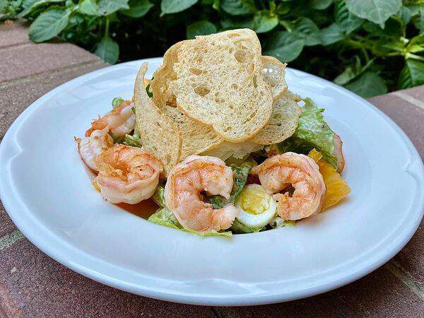 Barcarola - Салат Цезарь с креветками