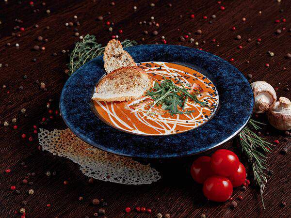 Rave Resort - Тыквенный суп с нутом и сливками