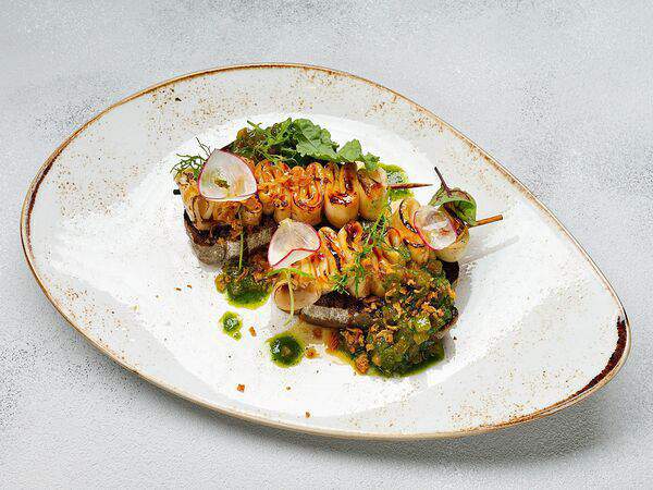 Базилик - Кальмары гриль