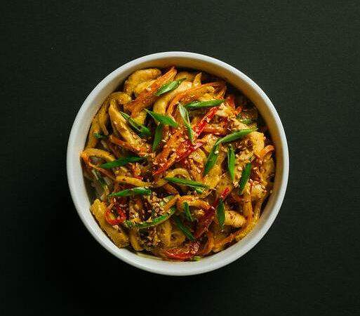 Wasabi - Лапша с цыпленком в соусе карри