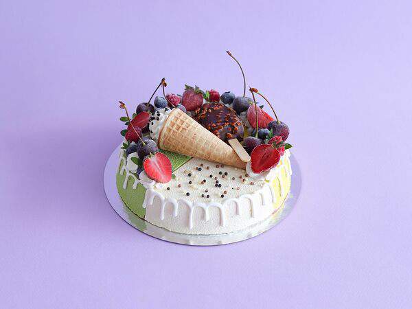 Натуральное мороженое Creme & Caramel - Набор четвертинок с фирменным декором