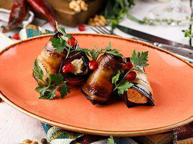 Казан Мангал Kazan Mangal - Баклажаны с орехами по-грузински