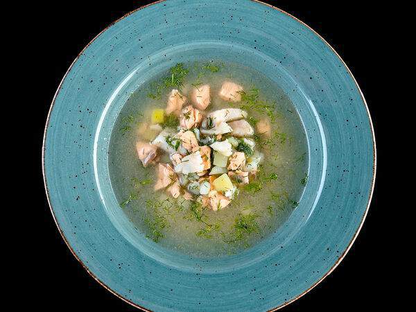 Ресторан доставки АртиШок - Уха из семги и судака