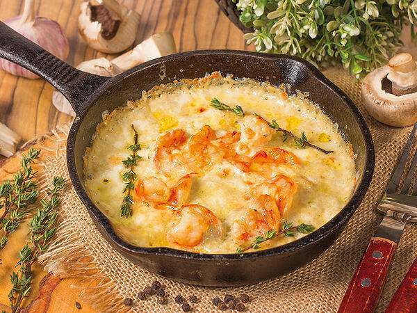 Луиджи - Жюльен с креветками