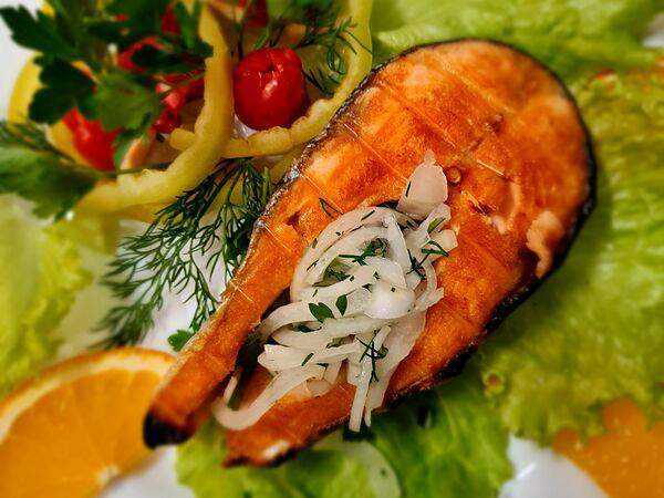 Шампуроff - Стейк из форели на мангале