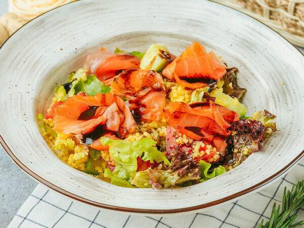 La Pasta - Кус-кус с копченым лососем