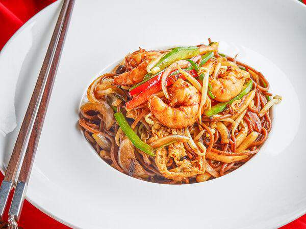 Китайская грамота - Гречневая лапша с морепродуктами