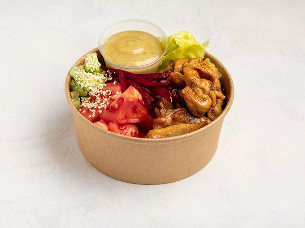 Kebabra Doner - Салат с курицей большой