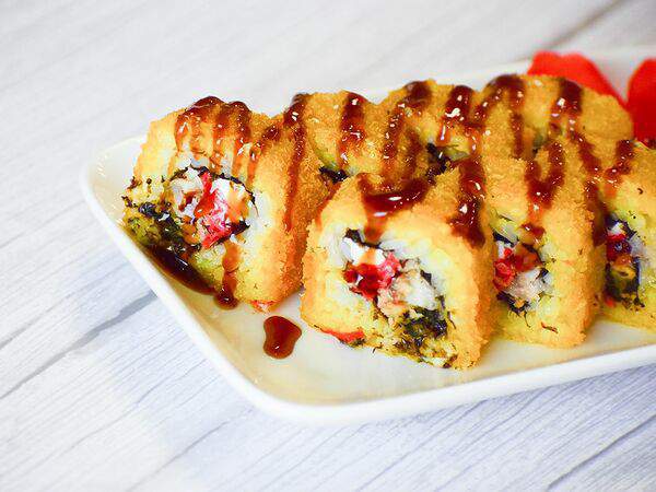 Лайвер - Ролл Дракон жареный