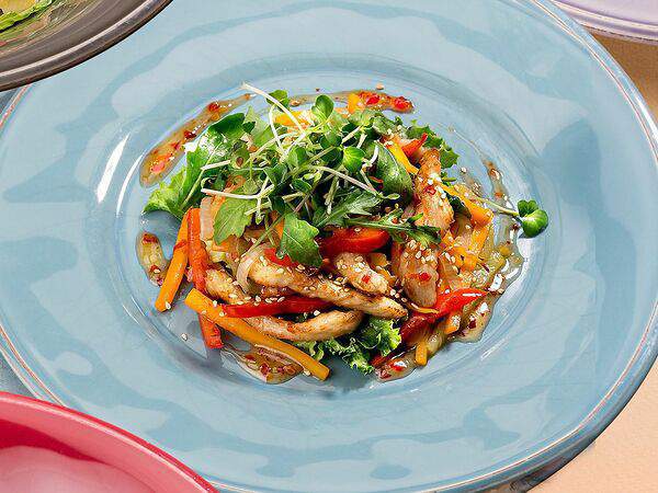 Уютное кафе Бенджамин - Салат Теплый с индейкой