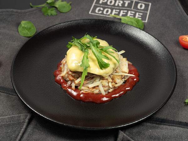 Port o Coffee - Бифштекс фирменный на хашбрауне