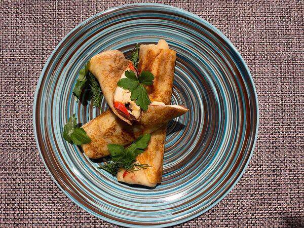 Налепили - Блины с курицей и сыром