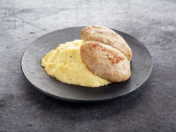 Теремок - Котлетки куриные с гарниром на выбор