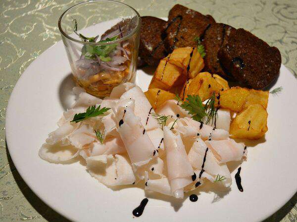 Печка - Закуска из домашнего сала