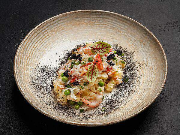 Ресторан честных цен - Оливье с крабом