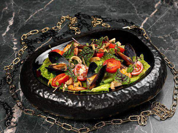 Carwashn1 - Теплый салат с морепродуктами