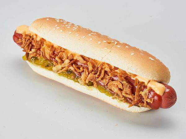 Татнефть кафе - Гриль-дог с сосиской финская гриль