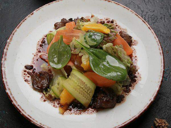 Шале - Салат с куриной печенью