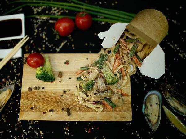 Катана - Сливочный удон с курицей Мини