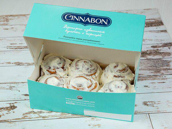 Синнабон - СиннаПак 6 мини-булочек классических
