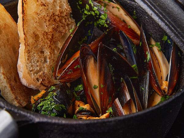 Barcode eda&bar - Мидии в соусе Блю чиз