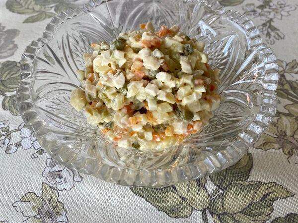 Оливье - Оливье с филе цыплёнка