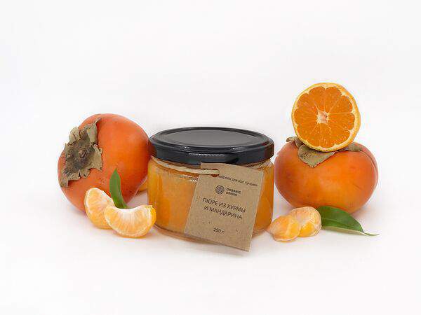 Organic Origin - Пюре из хурмы и мандарина sugar free