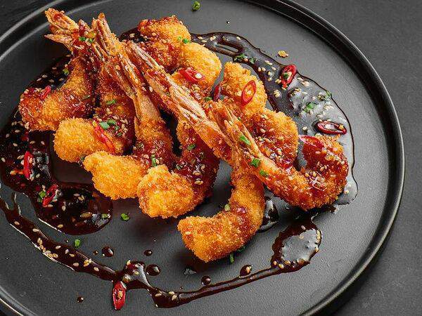 Beer Lab - Тигровые креветки Катцу