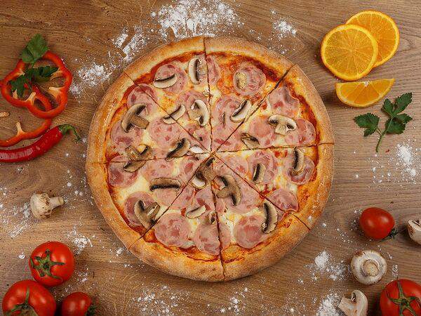 Хлеб & Масло - Пицца с ветчиной и грибами