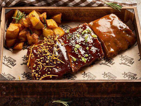 Frank by Баста - Ассорти свиных рёбер в трёх соусах №1