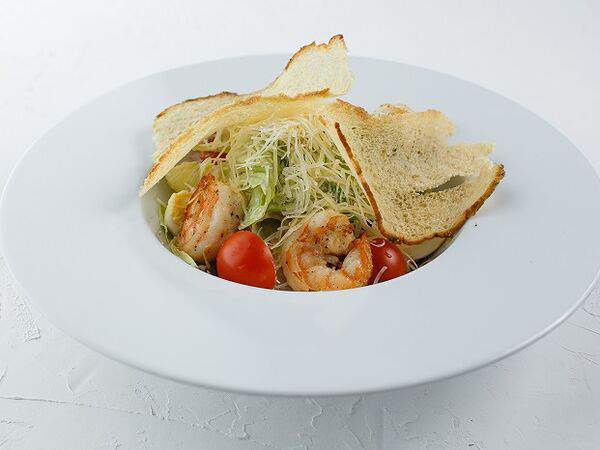 Верещагин - Салат Цезарь с креветками