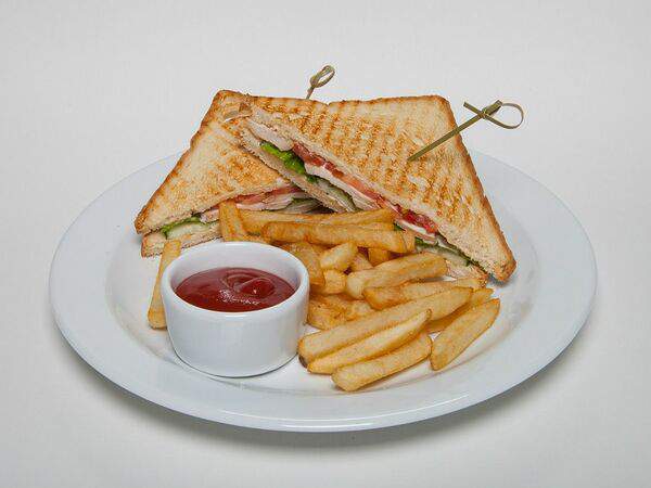 Белый лис - Клаб-сэндвич с курицей