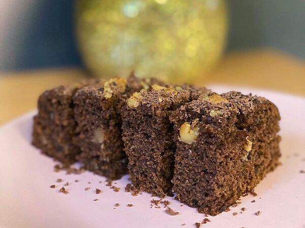 Just coffee - Апельсиновый ПП-брауни