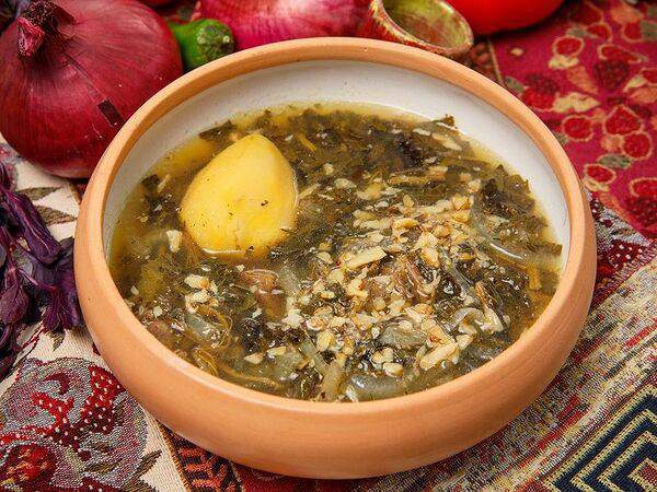 Кафе Отдых - Суп с авелуком и говядиной