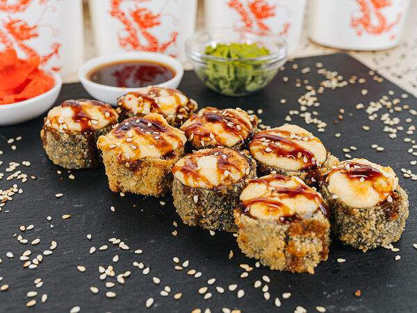 Wok & Sushi - Ролл Динамит сливочная креветка