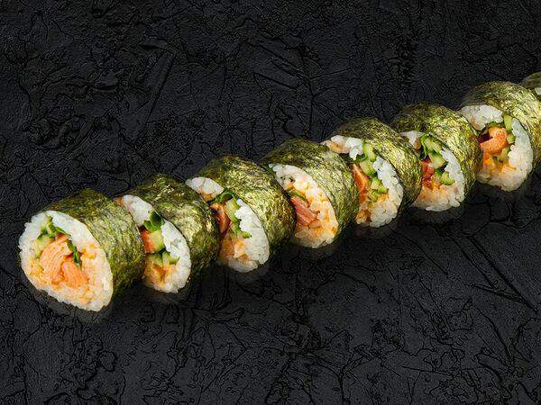 СУШИБОКС Премиум - Жареный лосось и шпинат