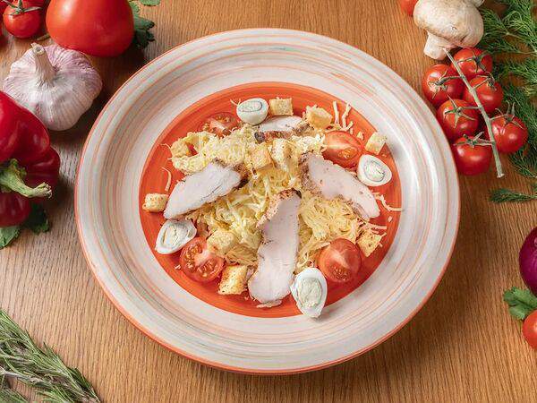 Чайхона кебаб - Салат Цезарь