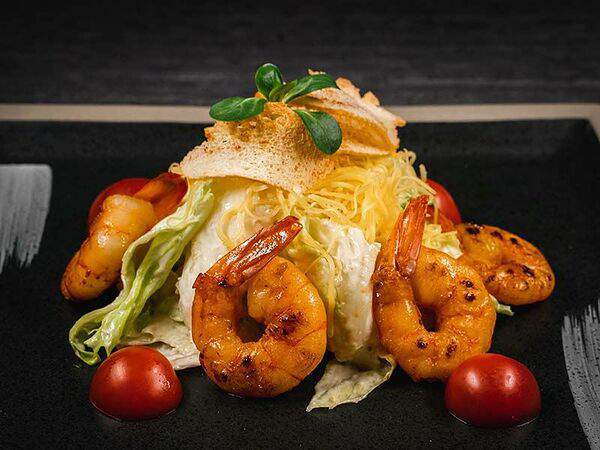 Vegas - Салат Цезарь с креветками