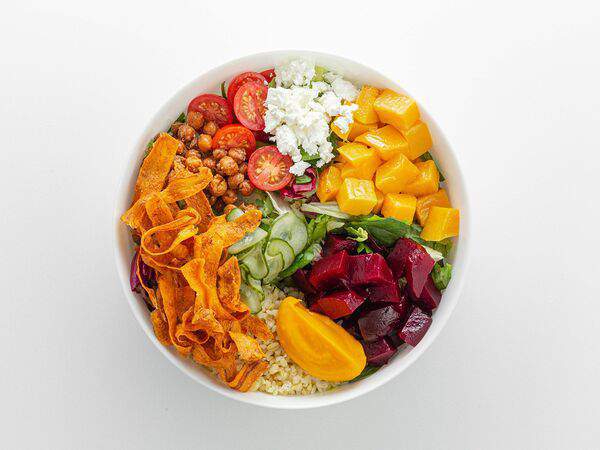 Dopamine Salads & Bowls - C7 печёная тыква с заправкой Кокосовый тахини