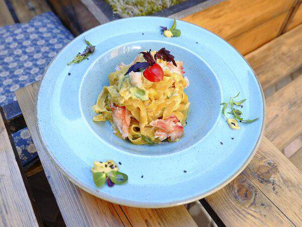 Pasta bar 1315 - Паста с крабом и манго