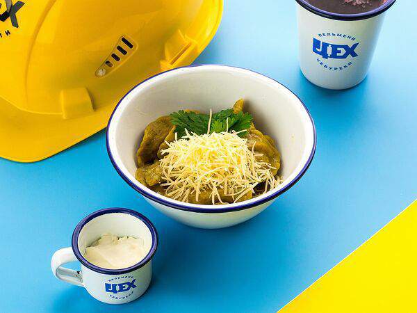 Цех - Вареники с цыпленком карри