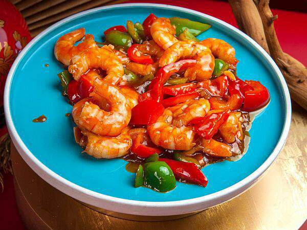 Сhino - Креветки в кисло-сладком соусе