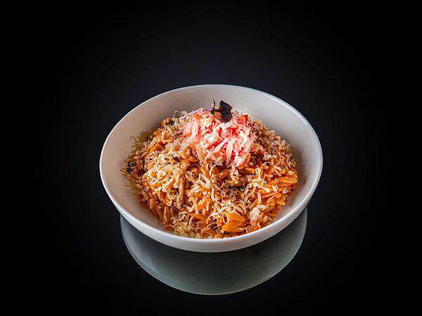 Fishka - Паста Орзо с крабом и лангустином