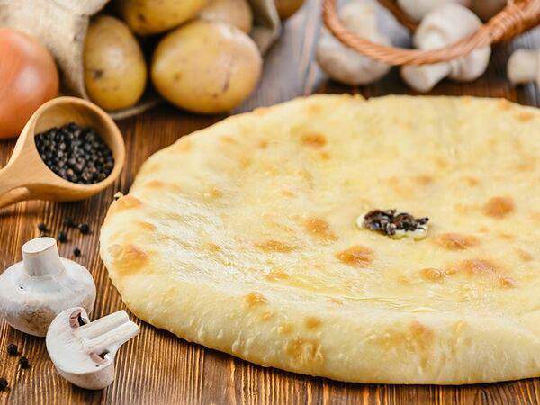 Халхури - Осетинский пирог с картошкой и грибами
