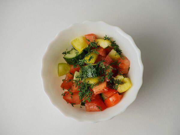 Немодный Гусь - Салат Овощной