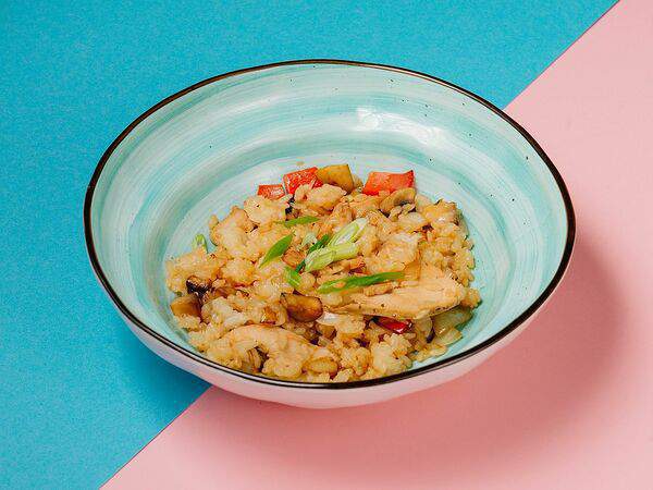 Бобы - Тепан Рис с курицей