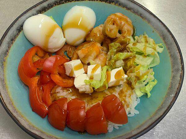 #Trava кофейня со вкусом - Боул с креветками