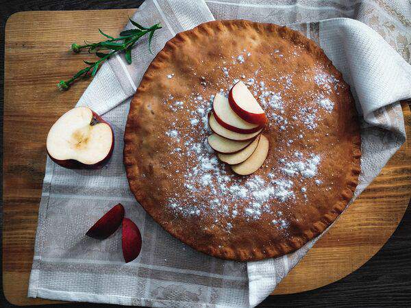 Домашняя пекарня - Осетинский пирог с яблоком